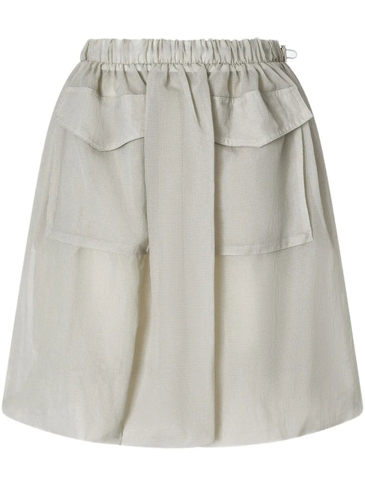 Elasticated-Waist Skirt