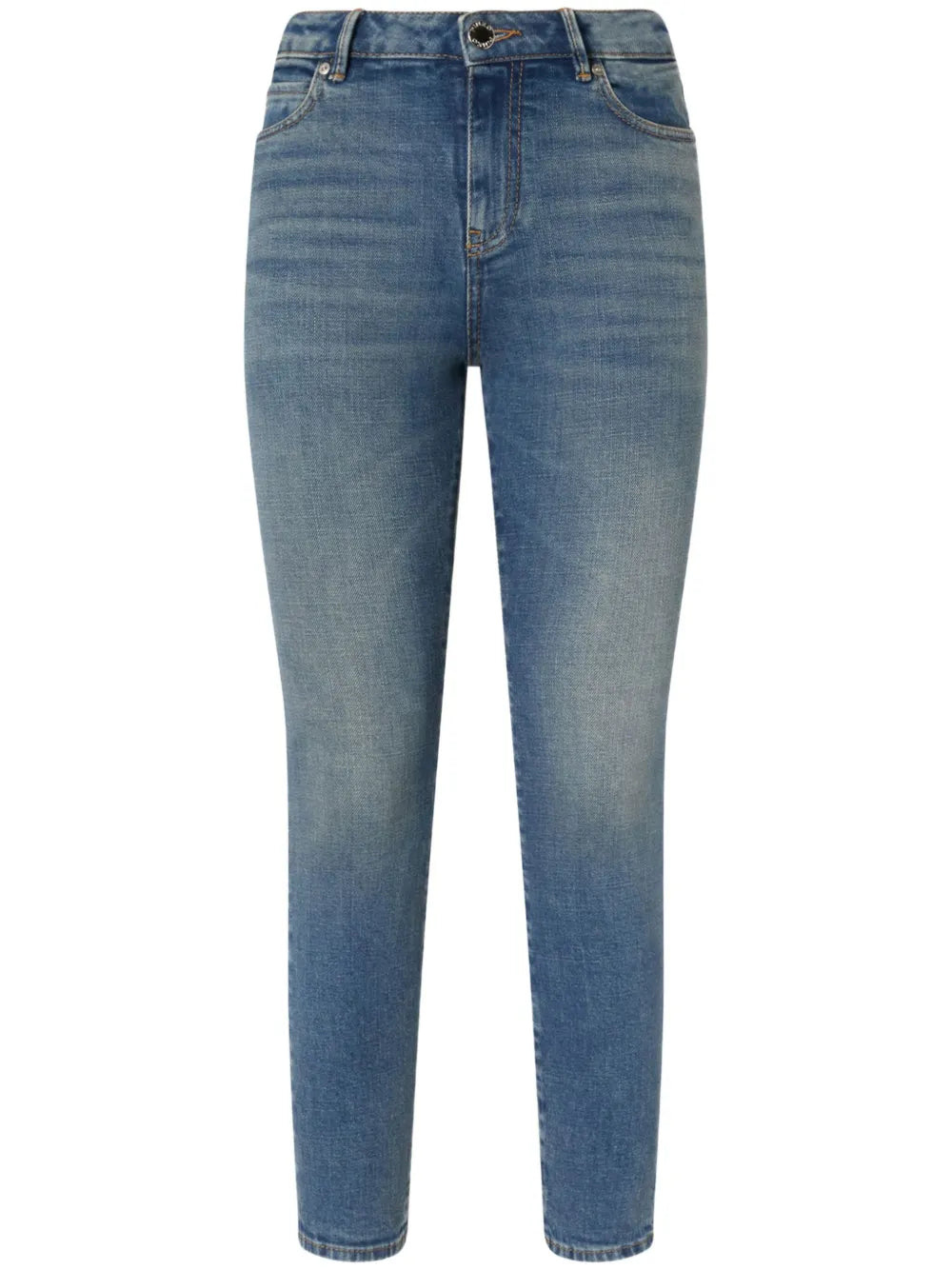 Logo-Embroidered Slim-Fit Jeans
