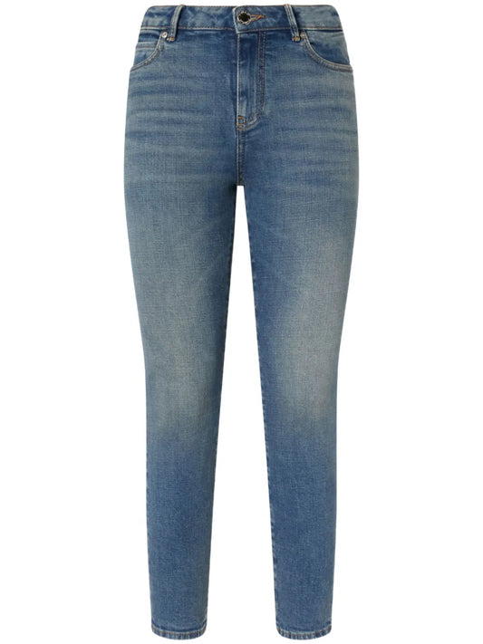 Logo-Embroidered Slim-Fit Jeans