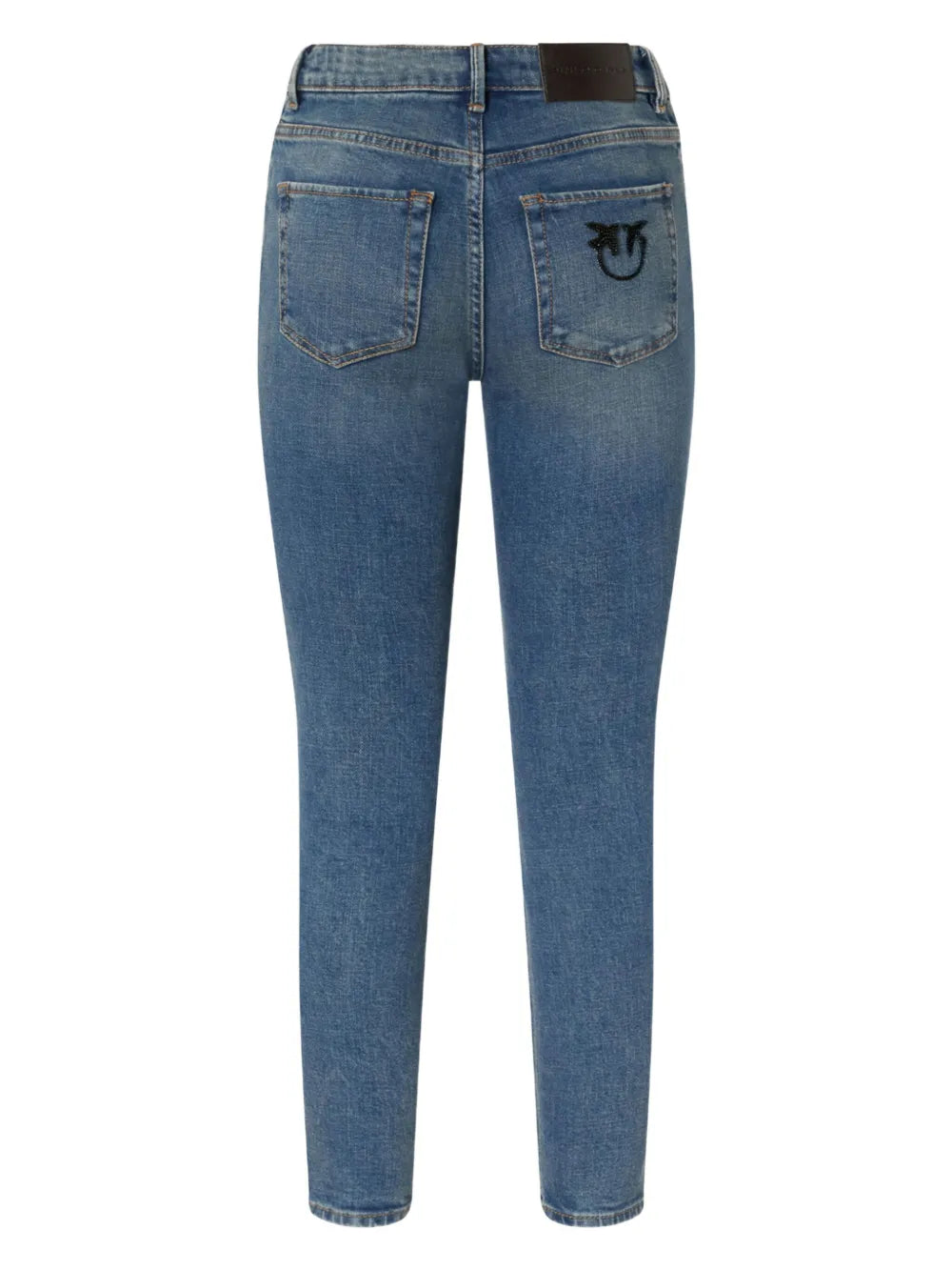 Logo-Embroidered Slim-Fit Jeans