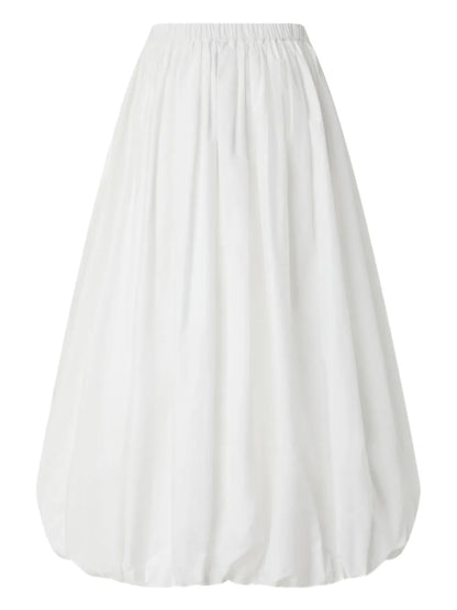 Balloon Midi Skirt