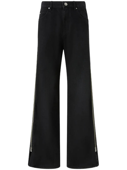 Side-Zipped Jeans