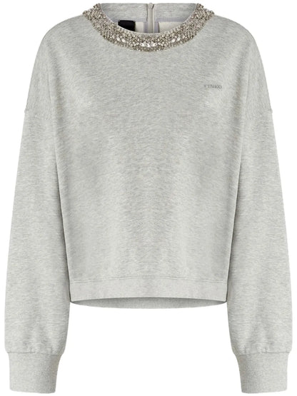 Sequin-Embellished Sweatshirt
