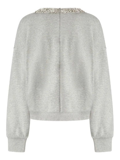 Sequin-Embellished Sweatshirt