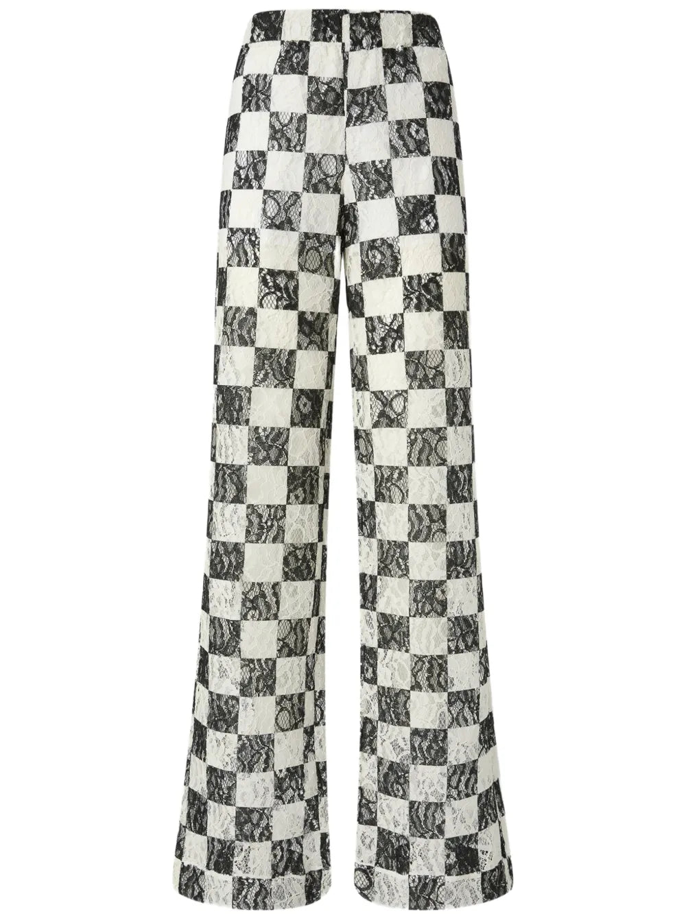 Checked Palazzo Pants