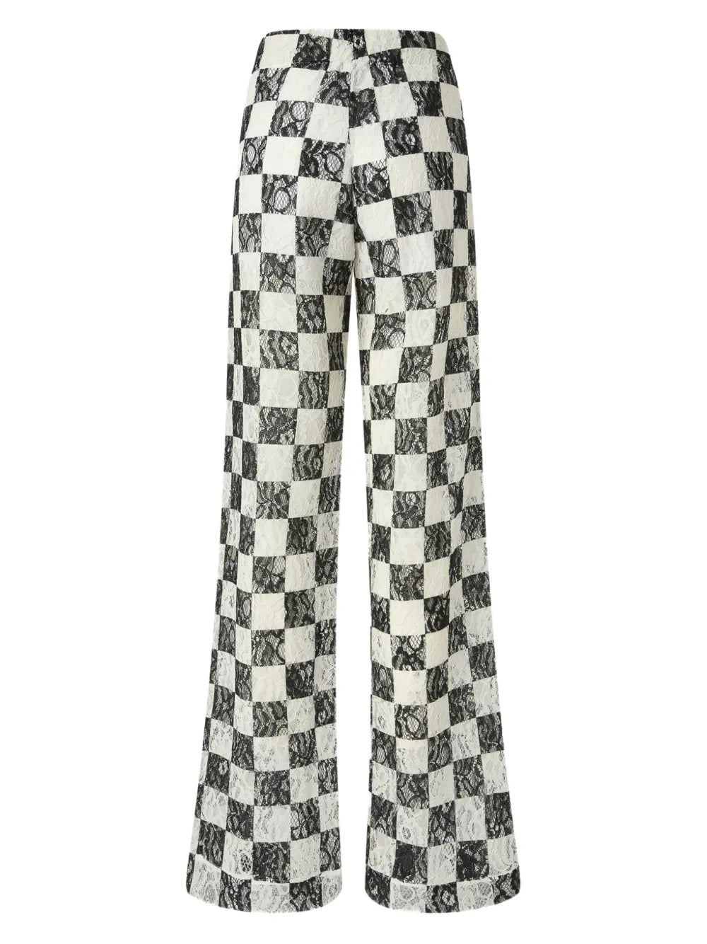Checked Palazzo Pants