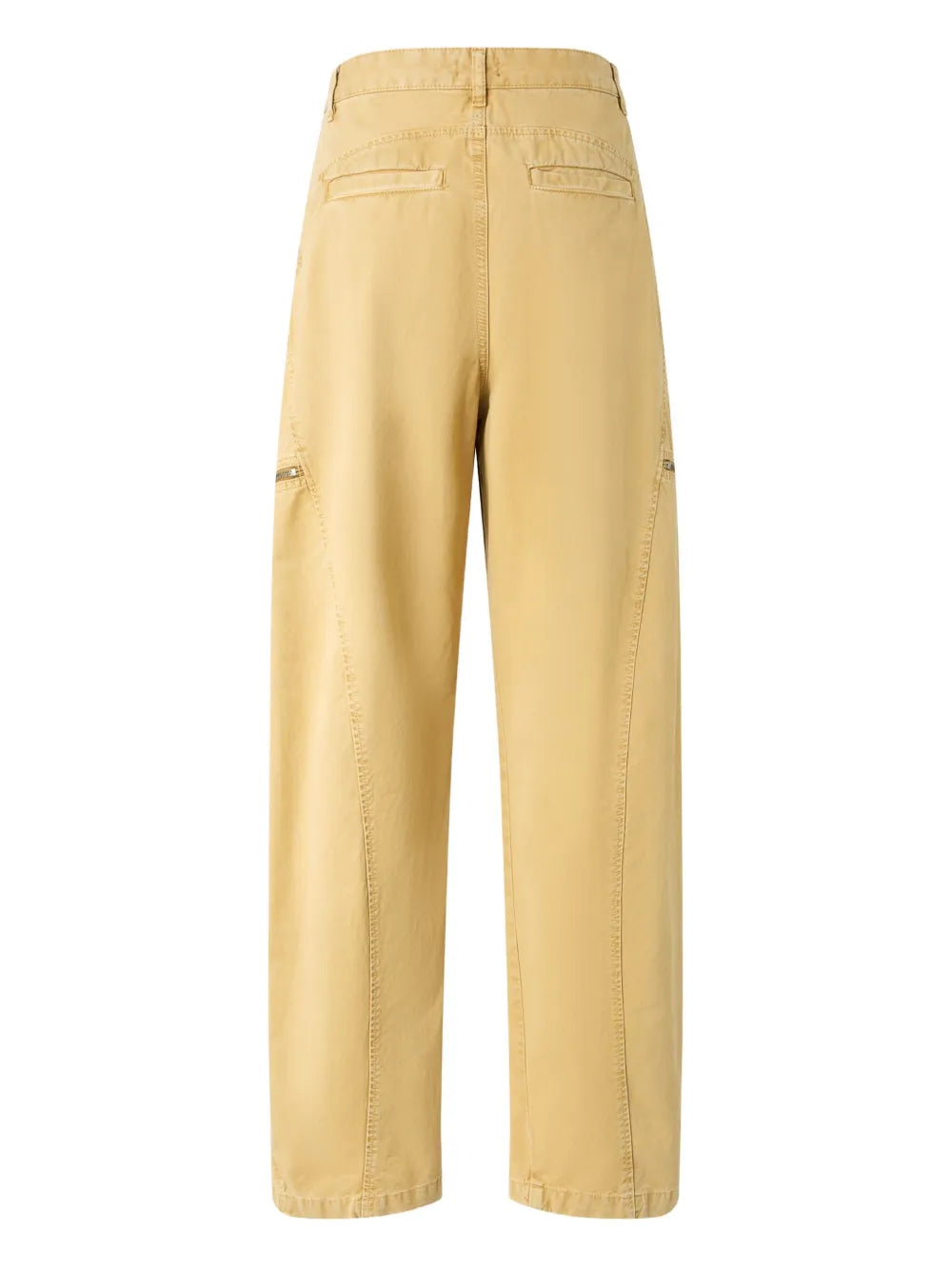 Wide-Leg Cotton Trousers
