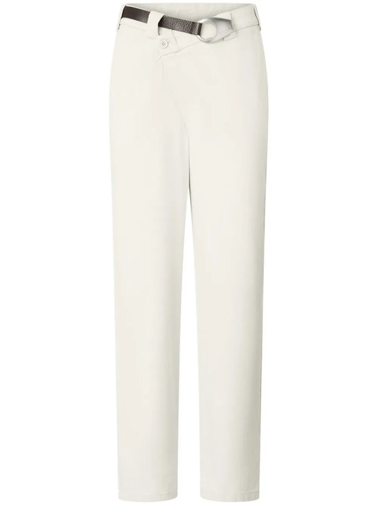 Belted Straight Trousers