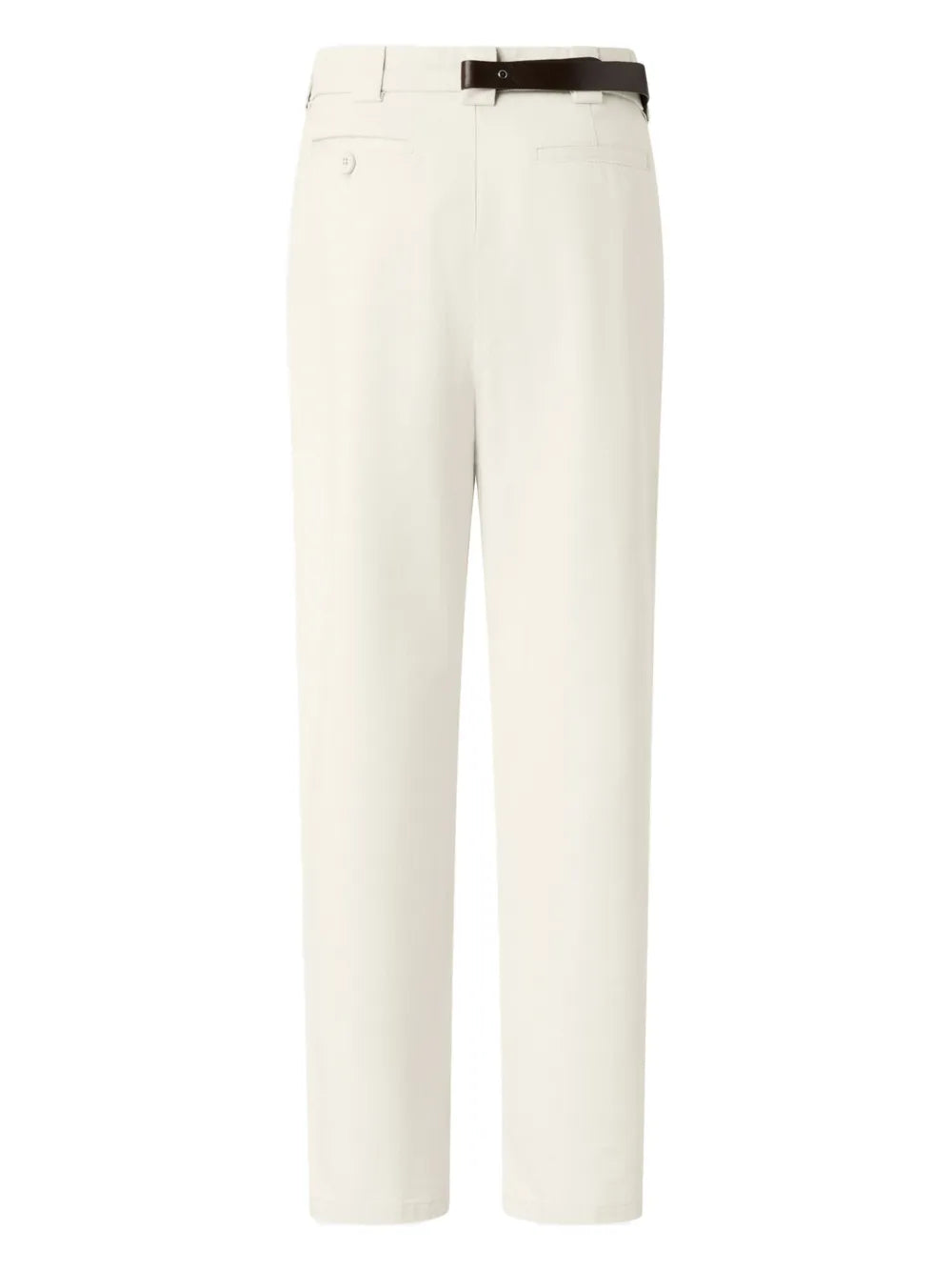 Belted Straight Trousers