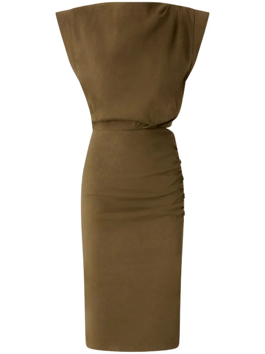 Cap-Sleeve Dress