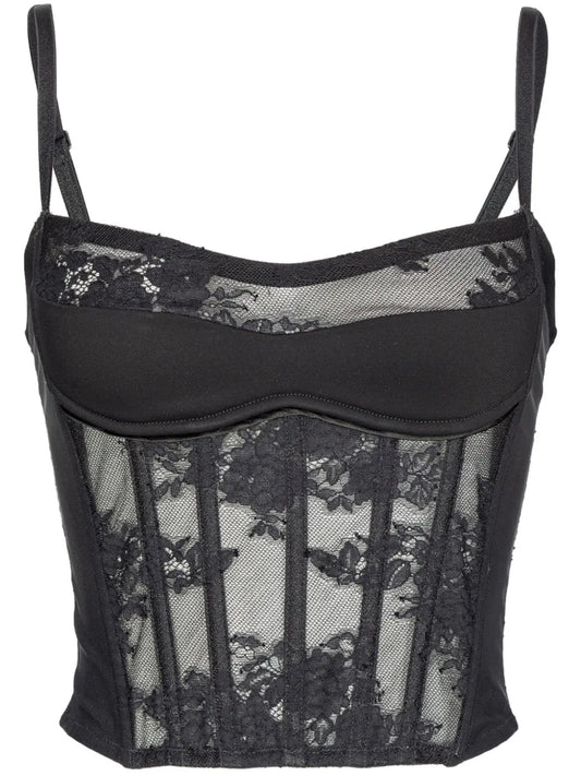 Lace Bustier Top
