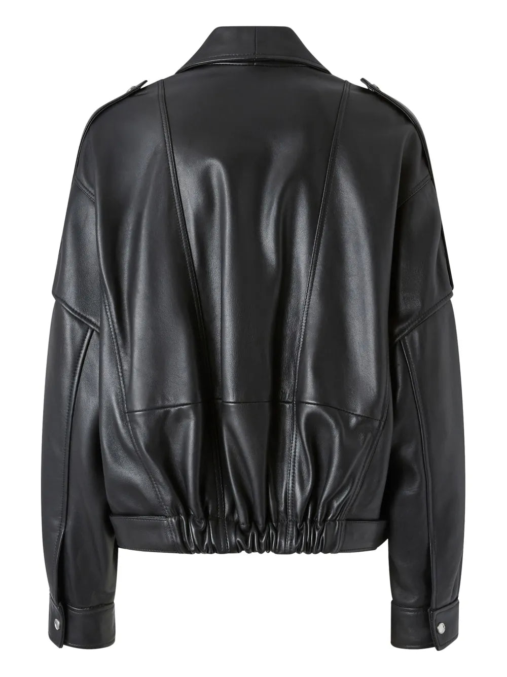 Drop-Shoulder Biker Jacket