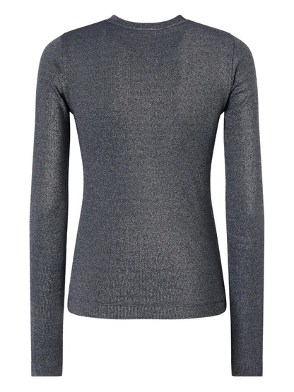 Button-Detail Long-Sleeve Top