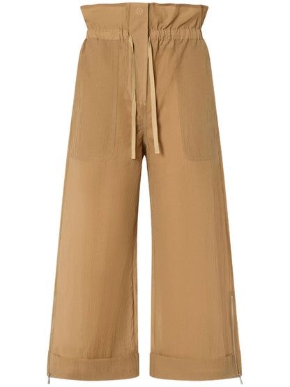 Ruffled-Waist Trousers