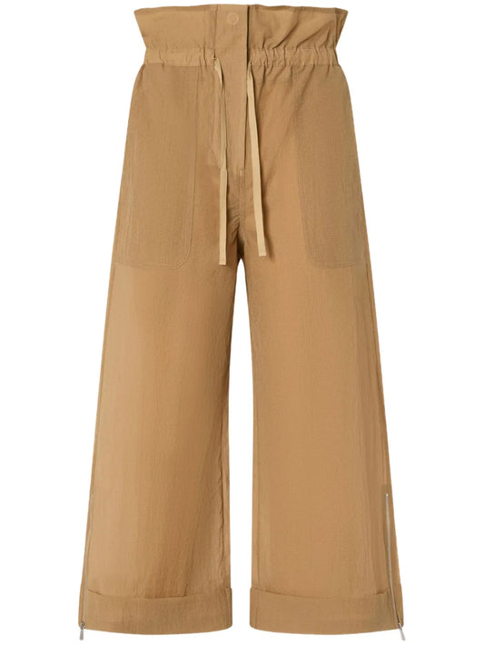 Ruffled-Waist Trousers