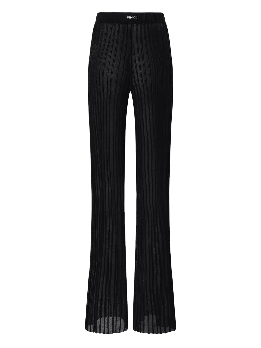Pleated Flared Trousers