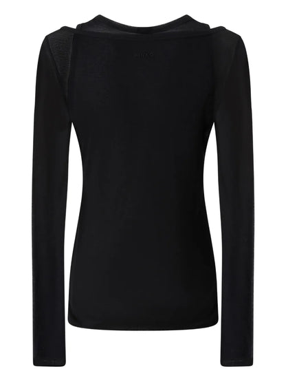 Long-Sleeve Gauze T-Shirt