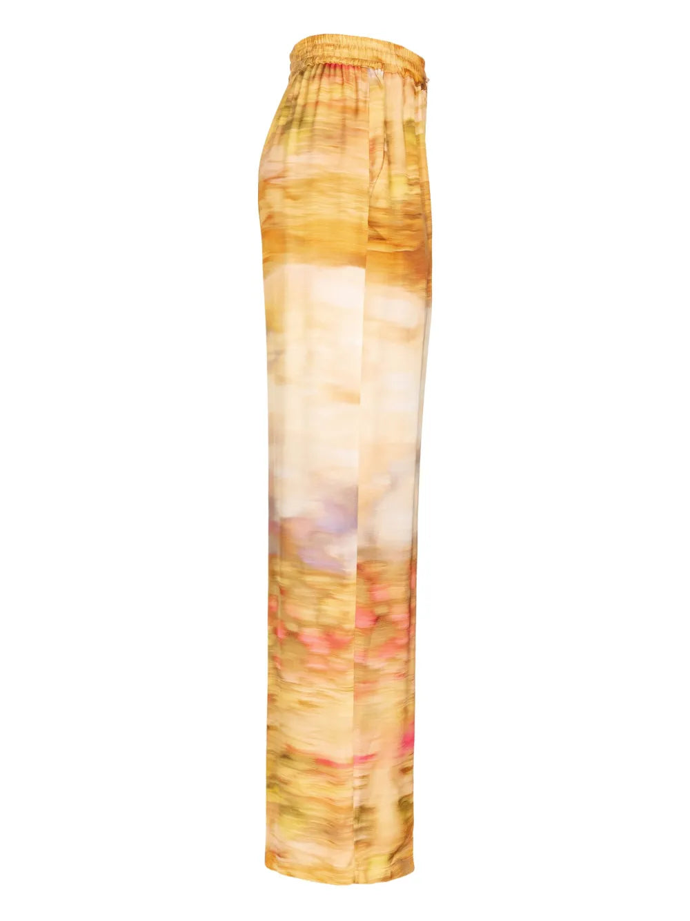 Abstract-Print Trousers
