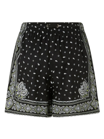 Paisley-Print Shorts