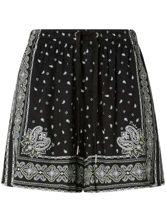 Paisley-Print Shorts