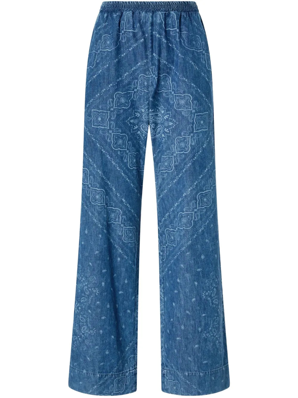 Bandana-Print Jeans