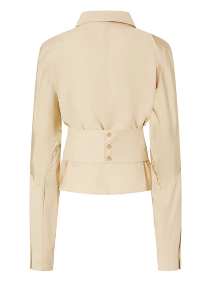 Fitted-Waistline Shirt