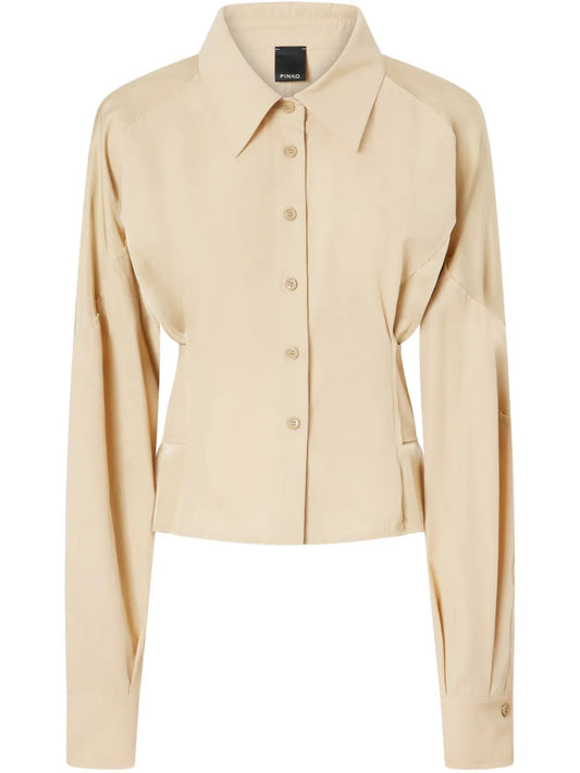 Fitted-Waistline Shirt