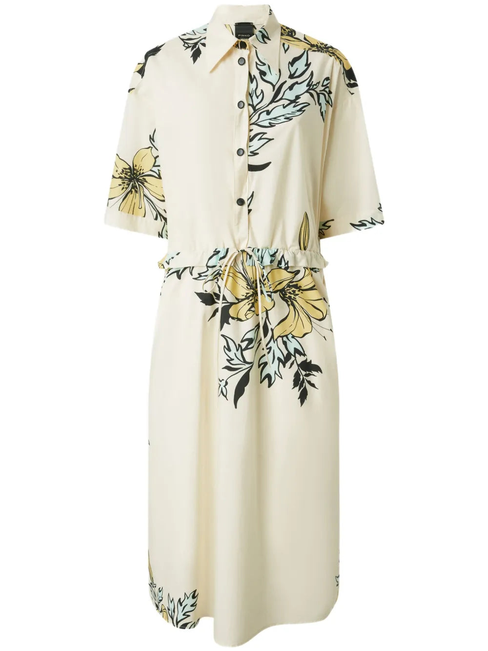 Floral-Print Shirt Dress