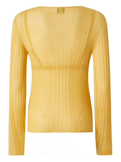 Sheer Ribbed Top