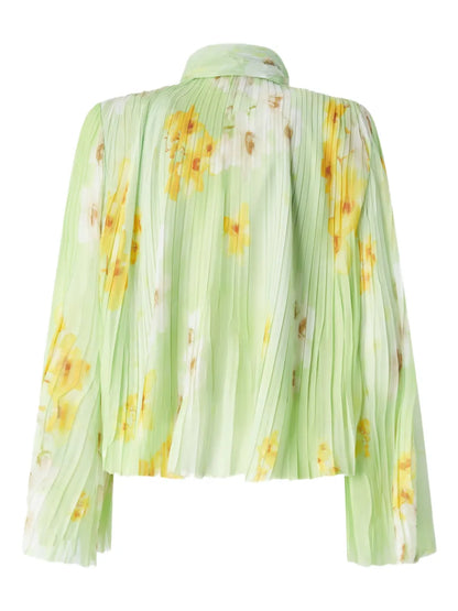 Floral-Print Blouse