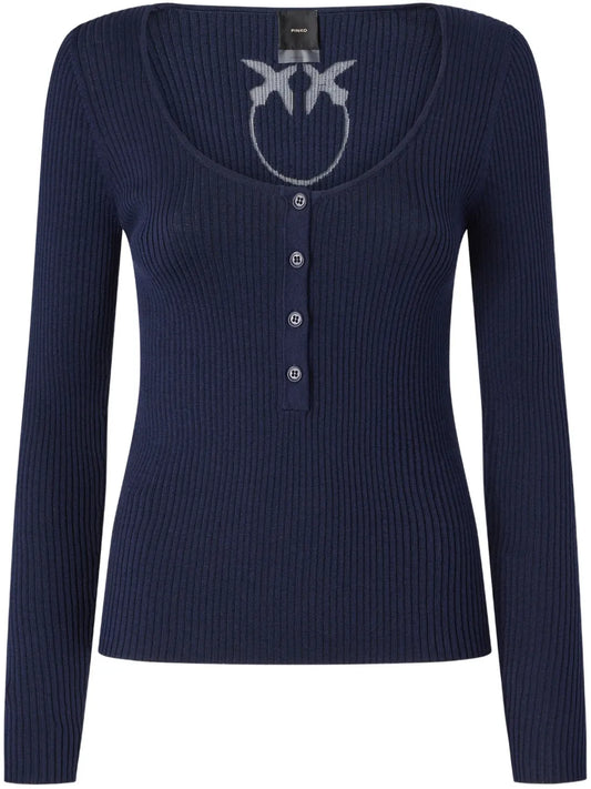 Love Birds-Logo Ribbed Top