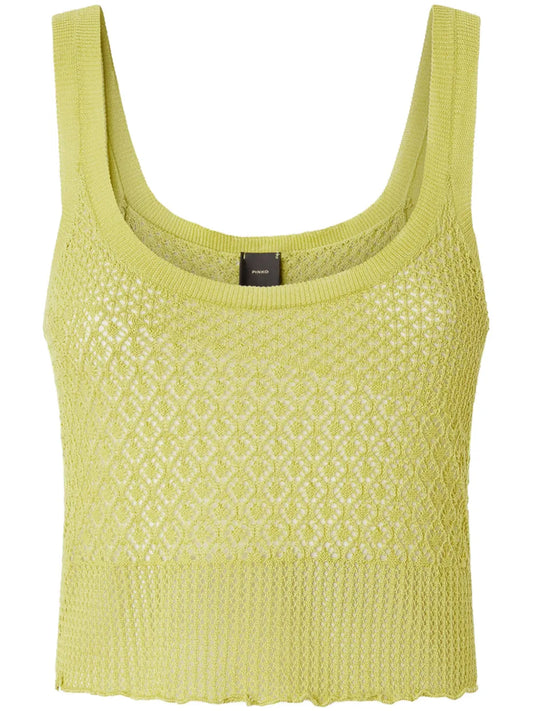 Crochet-Knit Top