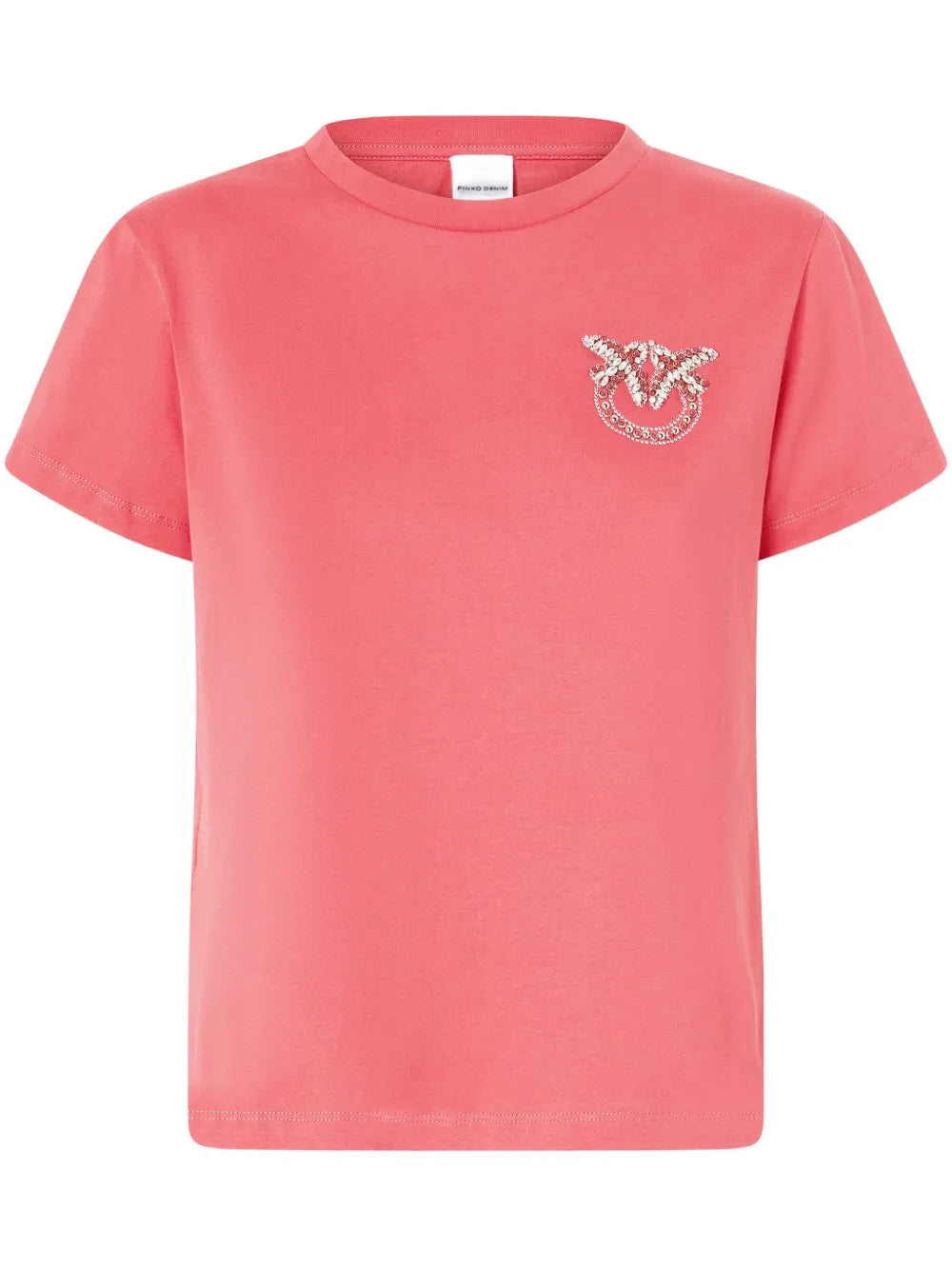 Love Birds-Embroidery T-Shirt