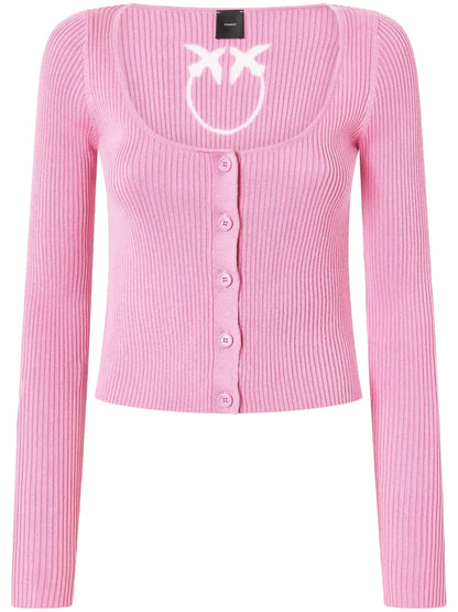 Ribbed Cropped Cardigan