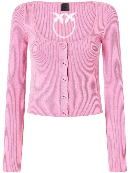 Ribbed Cropped Cardigan