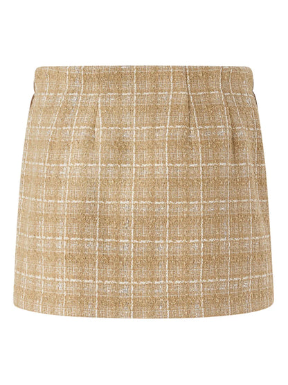 Checked Mini Skirt