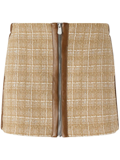 Checked Mini Skirt