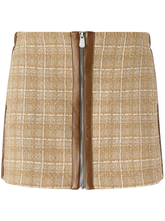 Checked Mini Skirt