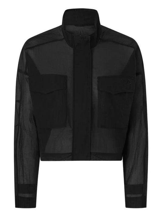 Sheer Cropped Jacket