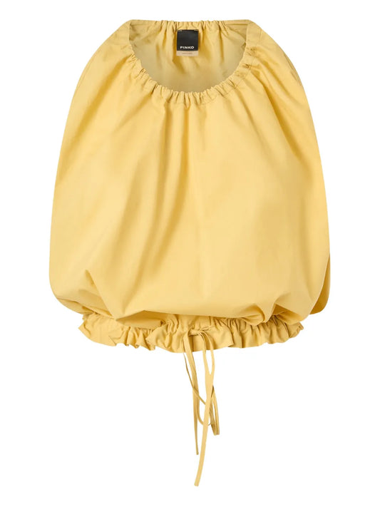 Drawstring-Hem Blouse