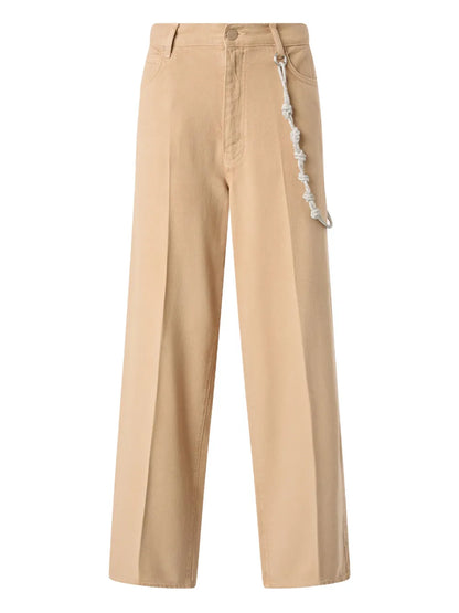 Chain-Detail Trousers