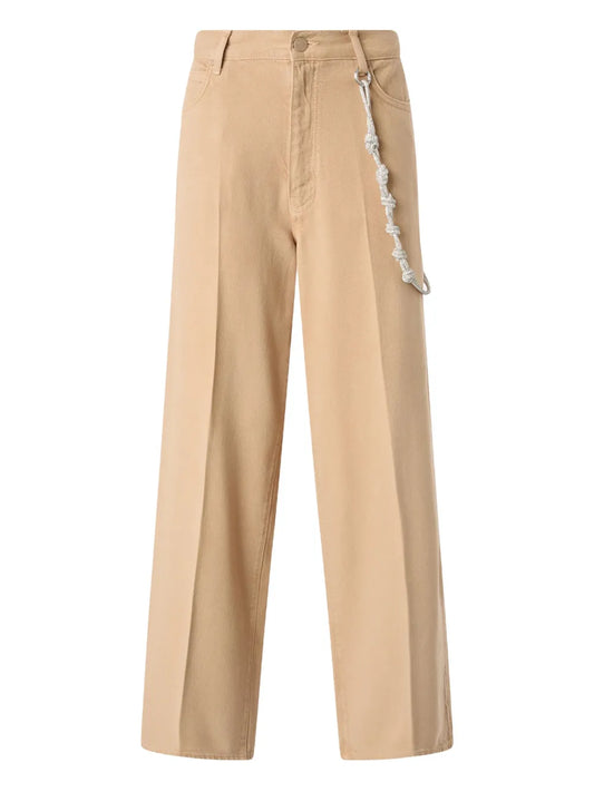 Chain-Detail Trousers