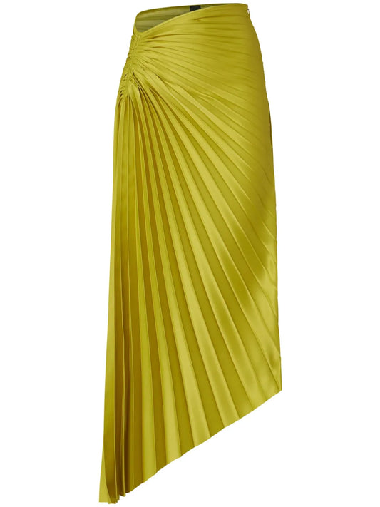 Pleated Midi Skirt