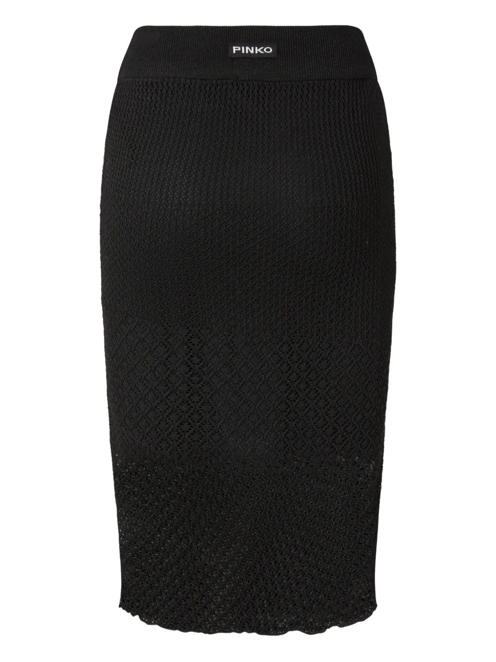 Open-Knit Pencil Skirt