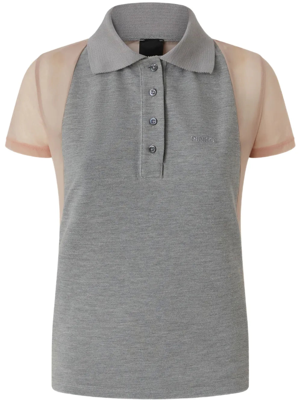 Panelled Polo Top