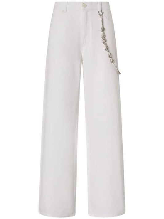 Chain-Detail Pants