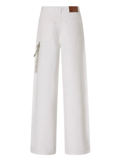 Chain-Detail Pants