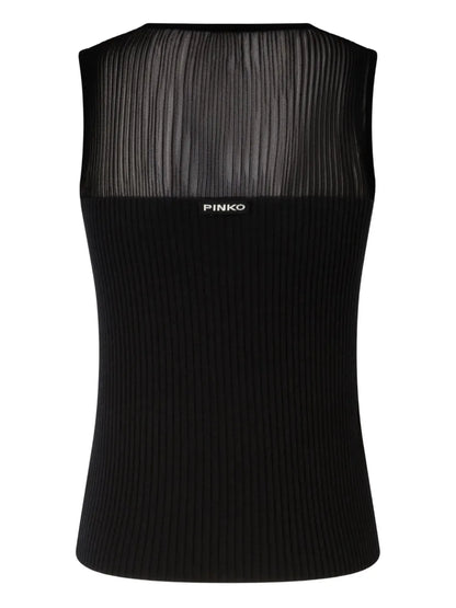 Sleeveless Ribbed Top