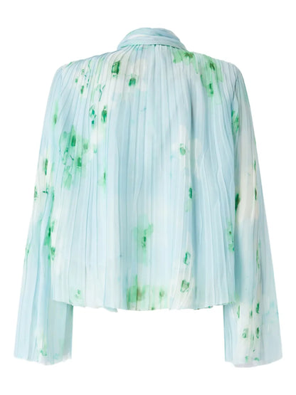 Floral-Print Blouse