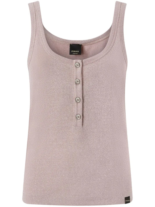Button Placket Tank Top